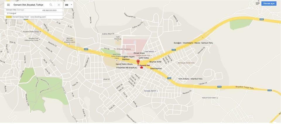 Osmanli Omtel Otel Boyabat Екстер'єр фото